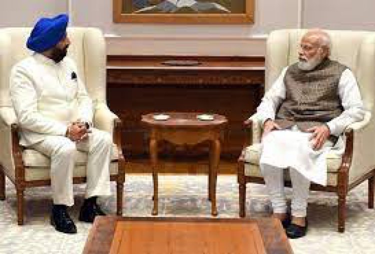 प्रधानमंत्री मोदी से मिले उत्तराखंड के राज्यपाल गुरमीत सिंह