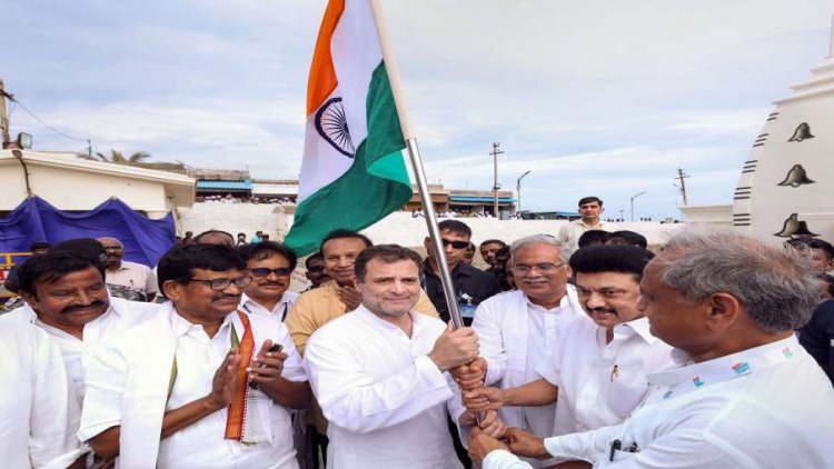 कांग्रेस की भारत जोड़ो यात्रा  :  बीजेपी सरकार की सोच अंग्रेजों जैसी - राहुल गाँधी